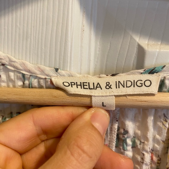 Ophelia and indigo clemmie dress- 100% organic cotton - Picture 4 of 10